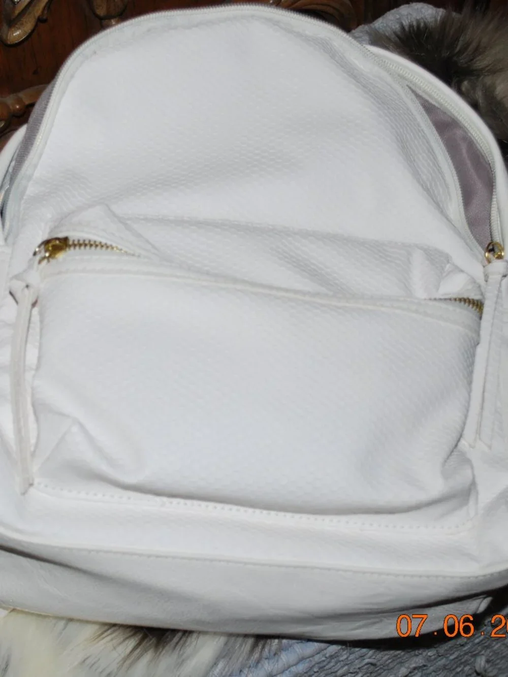 Mossimo White Backpack